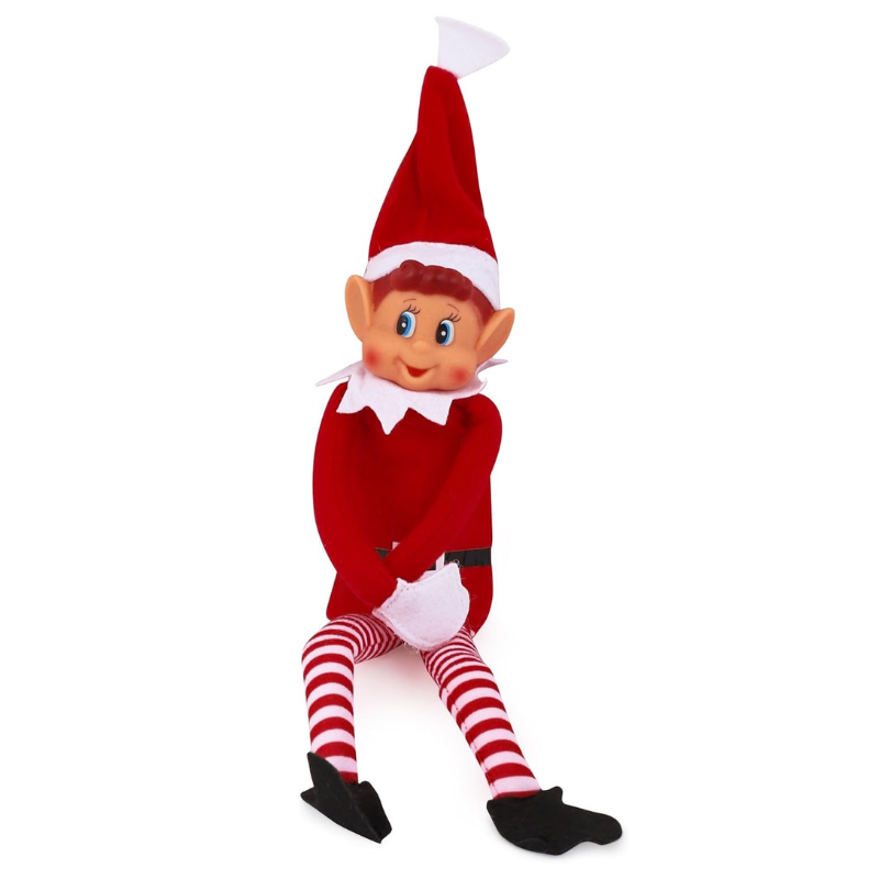 Christmas Elf Behaving Badly Plush Toy
