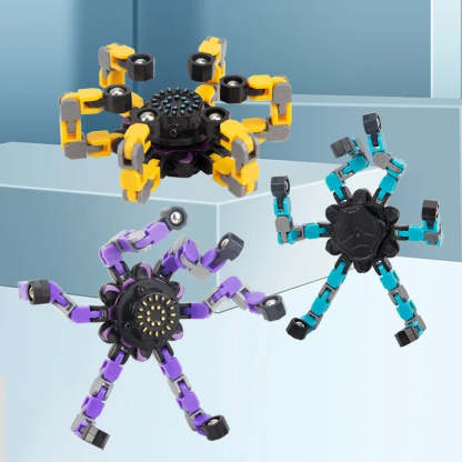 Transformable Fidget Spinner Chain Toy - Octopus Mood Toy