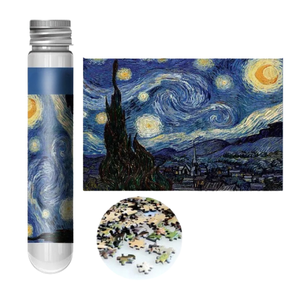 Famous Painting Mini Puzzle Set In Tube - Octopus Mood Toy