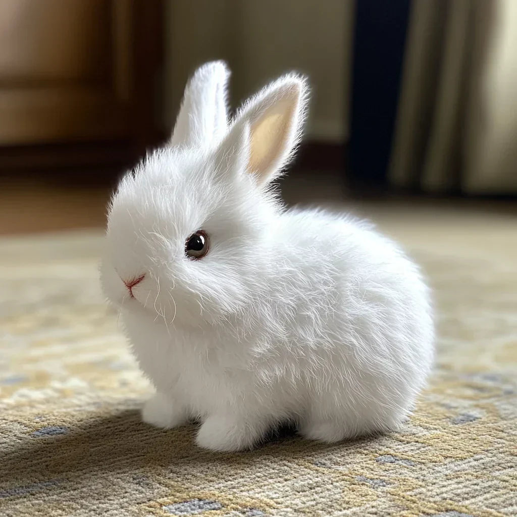 Realistic Bunny Plush Toy - Octopus Mood Toy