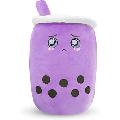 Boba Plush Pillow For Kids-Octopus Mood Toy