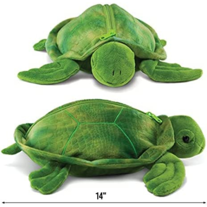Plush Turtle with 3 Little Plush Babies - Octopus Mood Toy