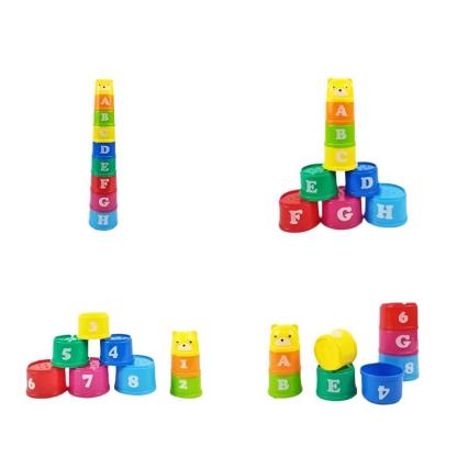 Stacking And Nesting Cups Toy Set - Octopus Mood Toy