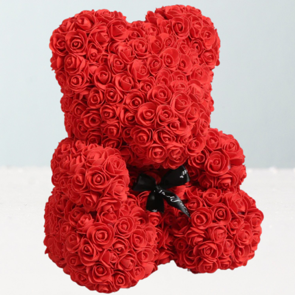 Flower Rose Teddy Bear - Octopus Mood Toy