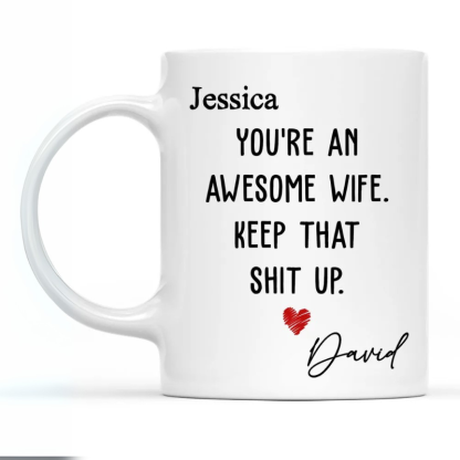 Personalized Name Mug With Message - Octopus Mood Toy