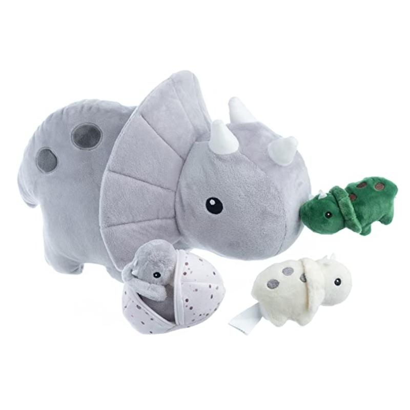 Dinosaur Snuggable Mommy Dino Set Of 5 Gift For Children - Octopus Mood Toy