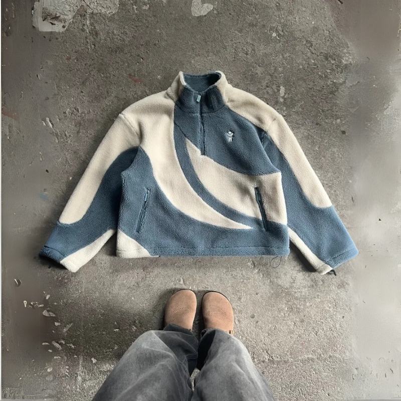 Sherpa Jacket With Hoodie - Octopus Mood Toy
