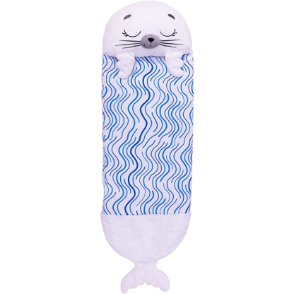 All Season Cute Pillow & Sleepy Sack | Portable and Foldable, Lightweight Sleepy Slack - Octopus Mood Toy
