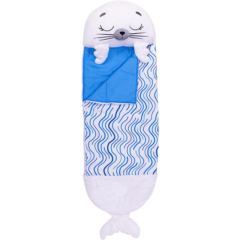 All Season Cute Pillow & Sleepy Sack | Portable and Foldable, Lightweight Sleepy Slack - Octopus Mood Toy