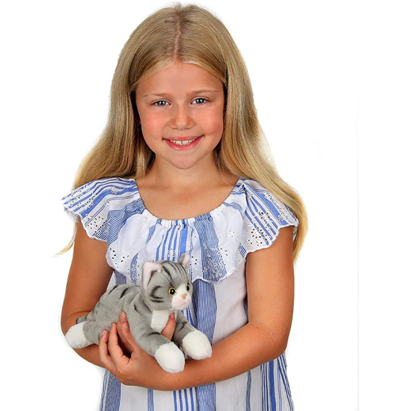 Stripped Stuffed Kitten Plush Toy-Octopus Mood Toy