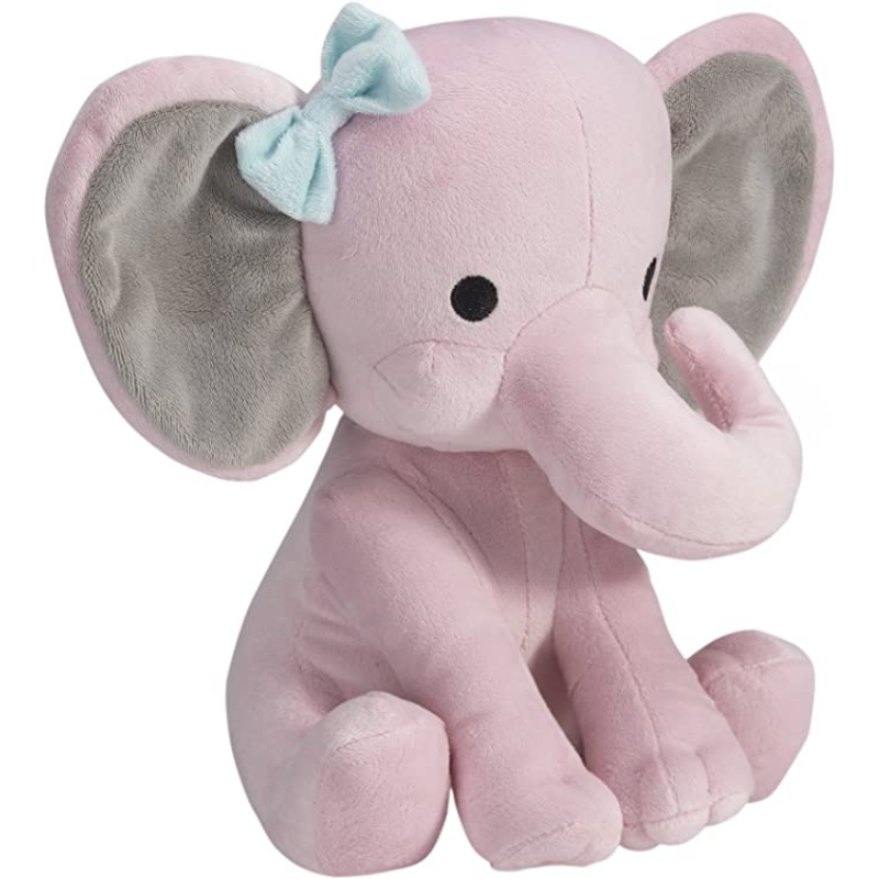 Twinkle Toes Pink Elephant Plush-Octopus Mood Toy