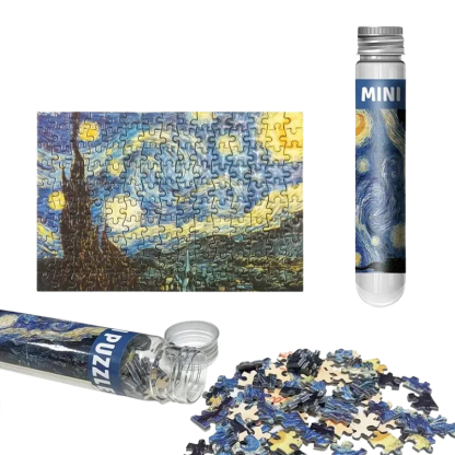 Famous Painting Mini Puzzle Set In Tube - Octopus Mood Toy