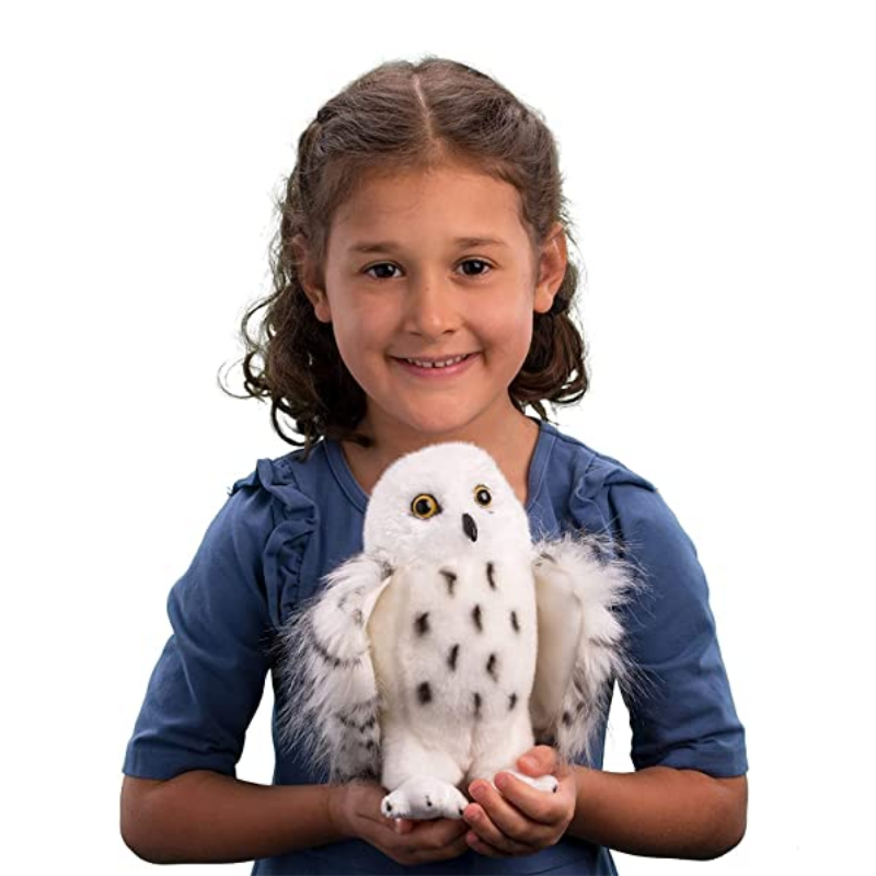Hedwig Wizard Snowy Owl Plush Stuffed Animal-Octopus Mood Toy