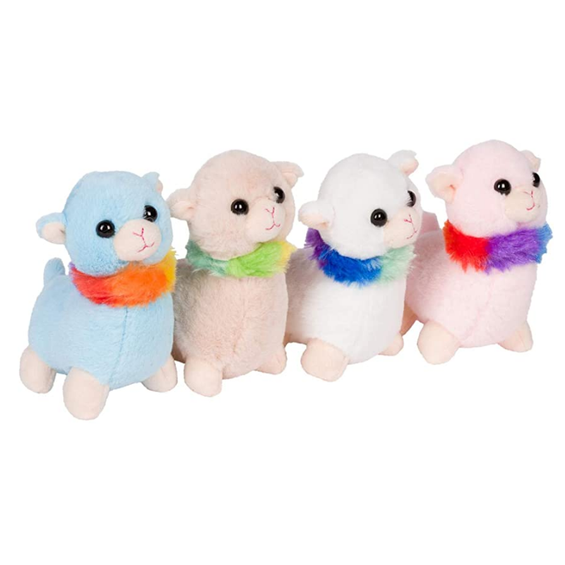 Llamas Snuggable Mommy Baby Llama Set Of 5 Gift For Children-Octopus Mood Toy