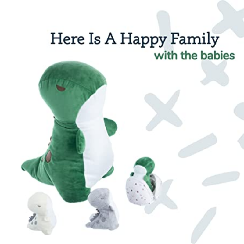 T-Rex Snuggable Mommy Dinosaur Set Of 5 Gift For Children-Octopus Mood Toy