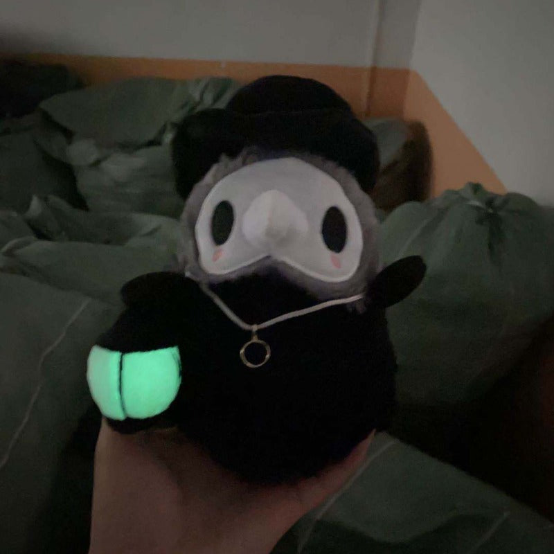 Glowing Plague Doctor Halloween Plush Toy-Octopus Mood Toy
