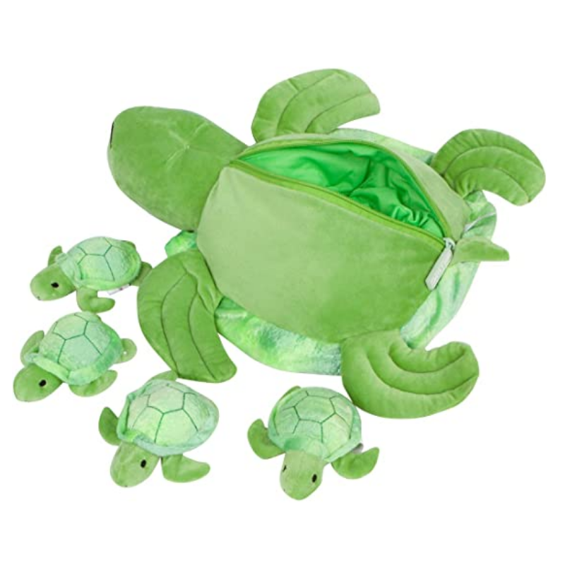 Turtles Snuggable Mommy Turtles Set Of 5 Gift For Children - Octopus Mood Toy
