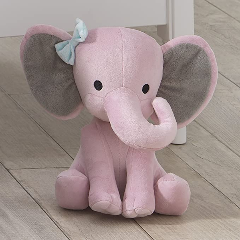 Twinkle Toes Pink Elephant Plush-Octopus Mood Toy