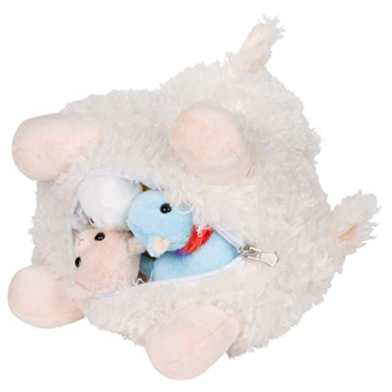 Llamas Snuggable Mommy Baby Llama Set Of 5 Gift For Children-Octopus Mood Toy