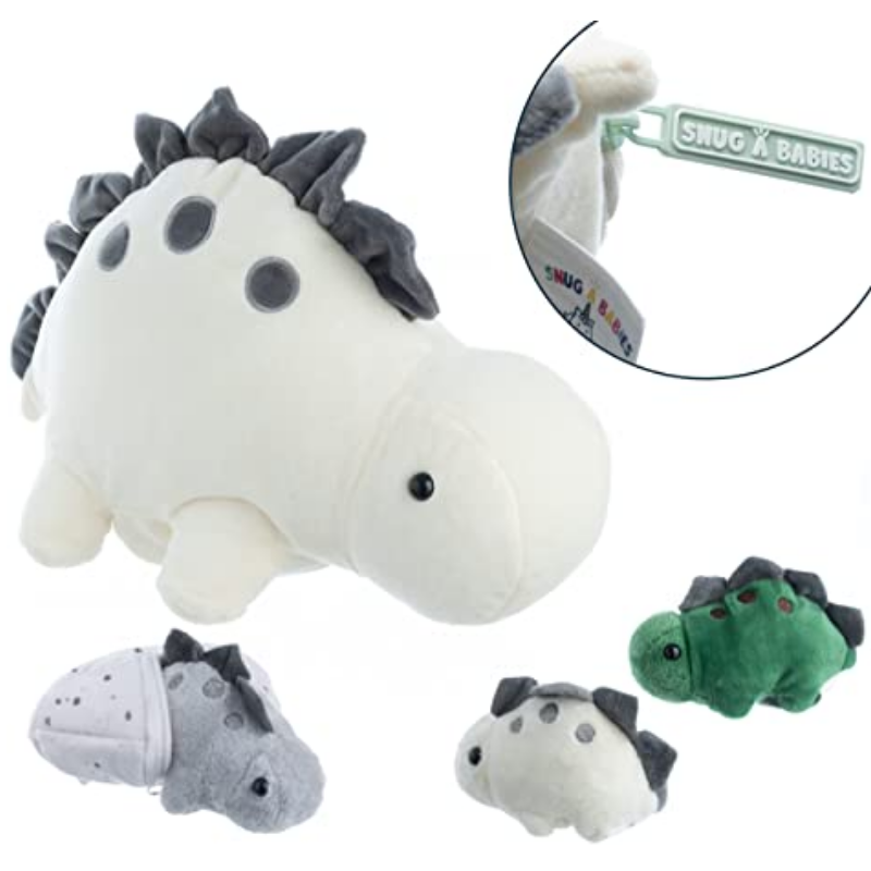 Stegosaurus Snuggable Mommy Dinosaur Set Of 5 Gift For Children-Octopus Mood Toy
