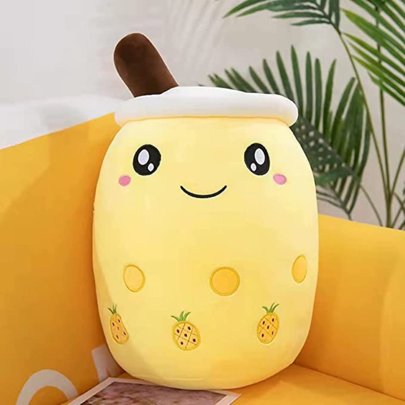 Boba Plush Pillow For Kids-Octopus Mood Toy