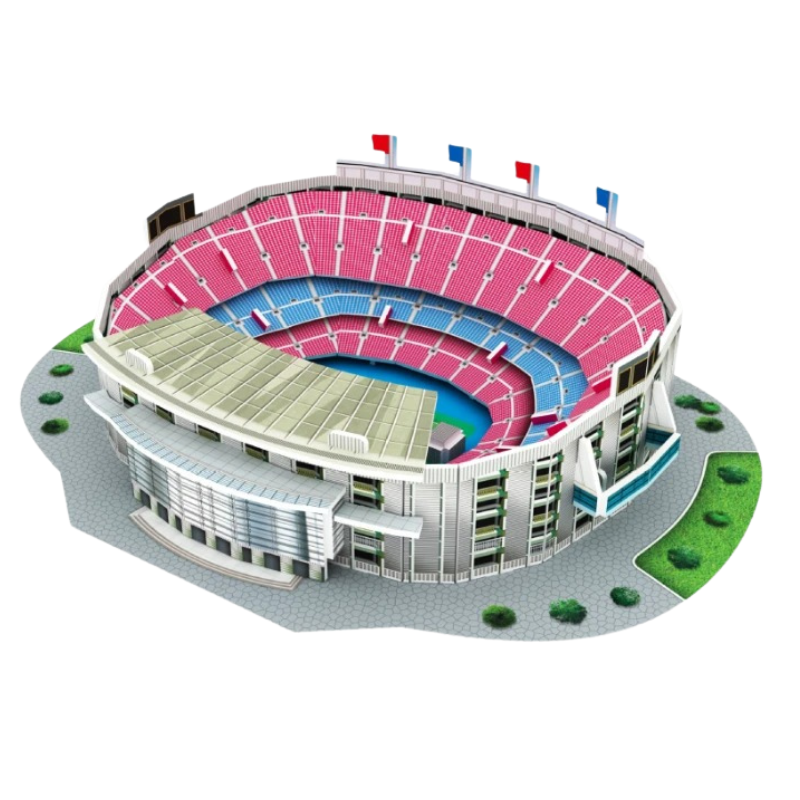 3D Soccer Stadium Puzzle Set-Octopus Mood Toy