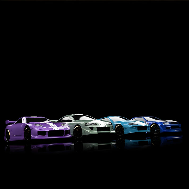 Mini Drift Car RC Model With LED Lights - Octopus Mood Toy