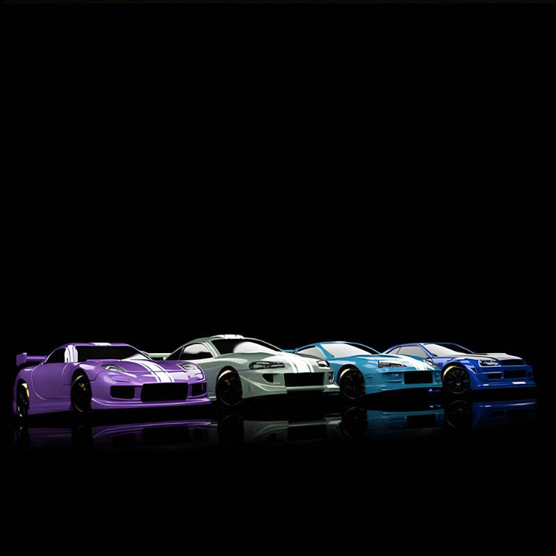 Mini Drift Car RC Model With LED Lights - Octopus Mood Toy