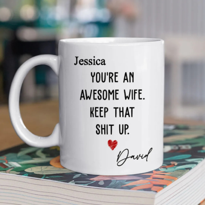 Personalized Name Mug With Message - Octopus Mood Toy
