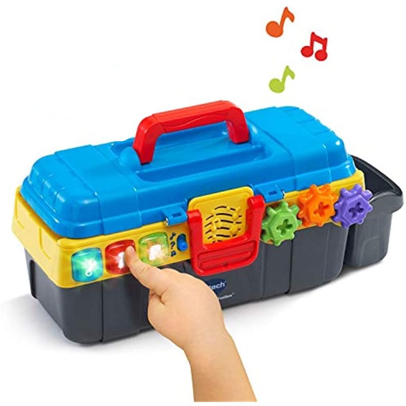 Multicolor Drill And Learn Toolbox-Octopus Mood Toy