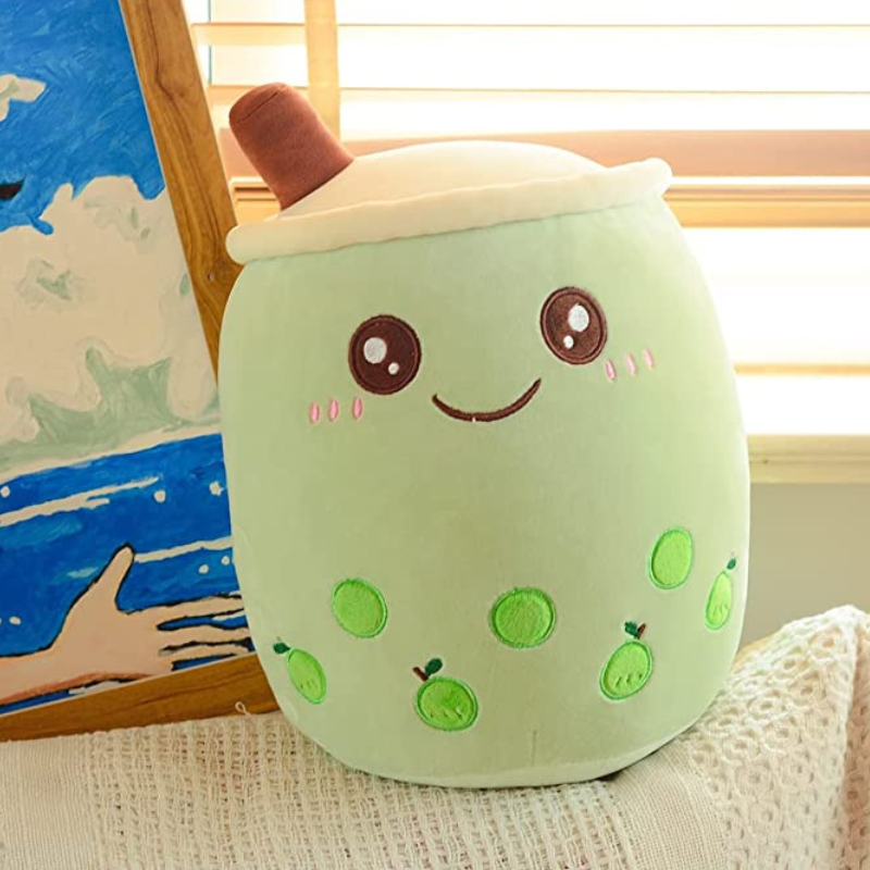 Boba Plush Pillow For Kids-Octopus Mood Toy