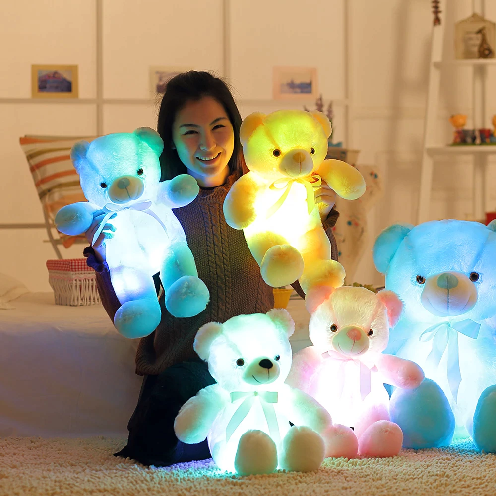 Colorful Glowing Teddy Bears-Octopus Mood Toy