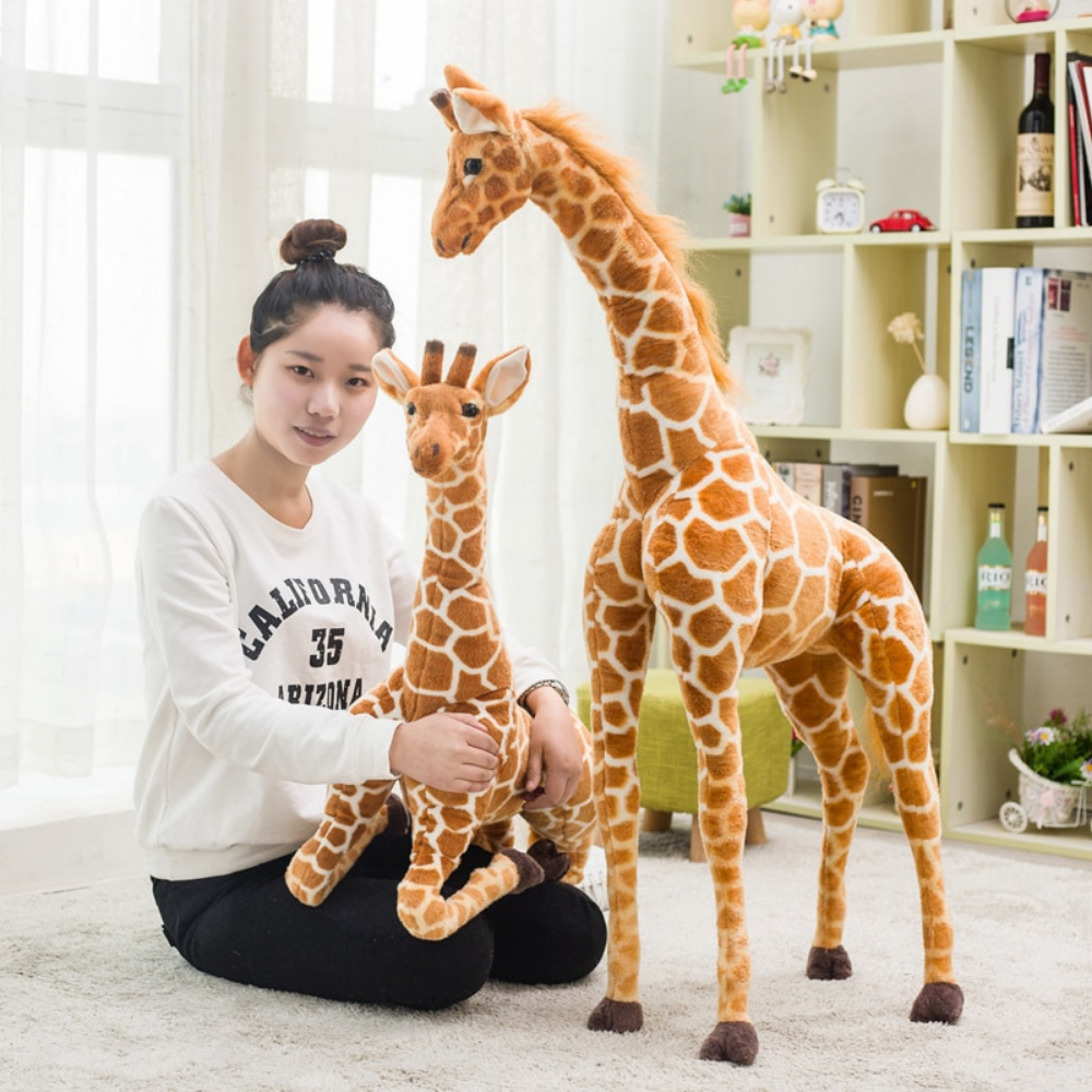 Cute Large Realistic Giraffe Plushie Toy-Octopus Mood Toy