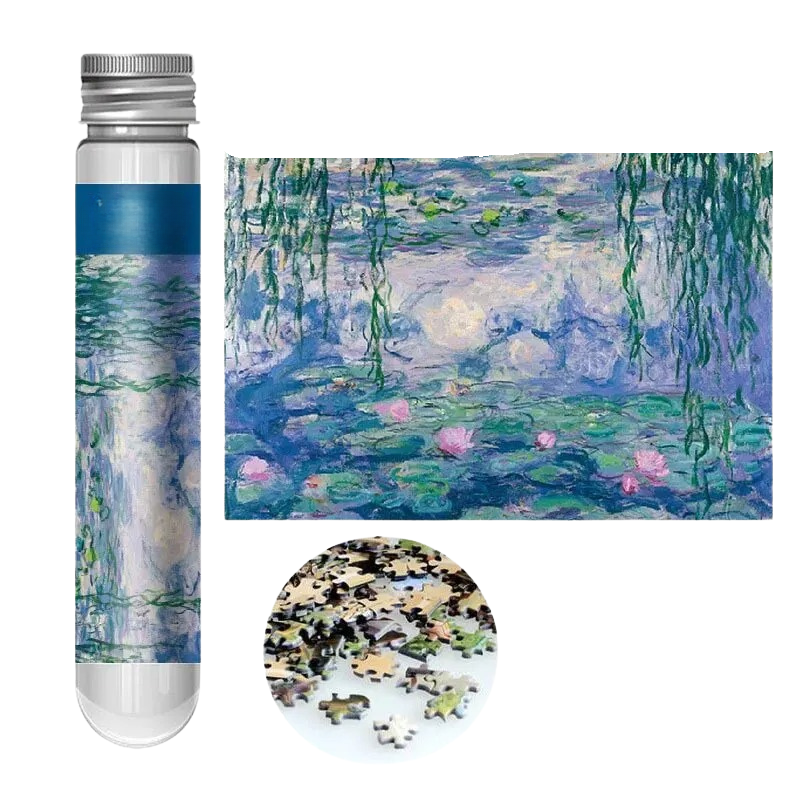 Famous Painting Mini Puzzle Set In Tube - Octopus Mood Toy