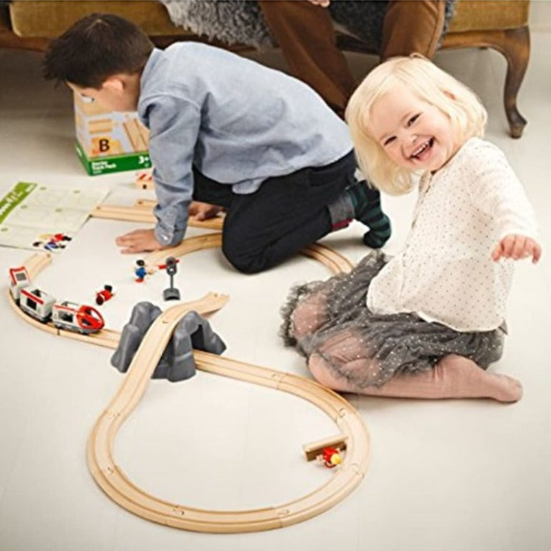 Wooden Train Track Pack-Octopus Mood Toy