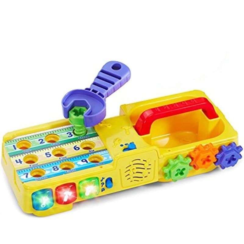 Multicolor Drill And Learn Toolbox-Octopus Mood Toy