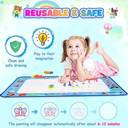 Aqua Magic Doodle Mat For Kids - Octopus Mood Toy