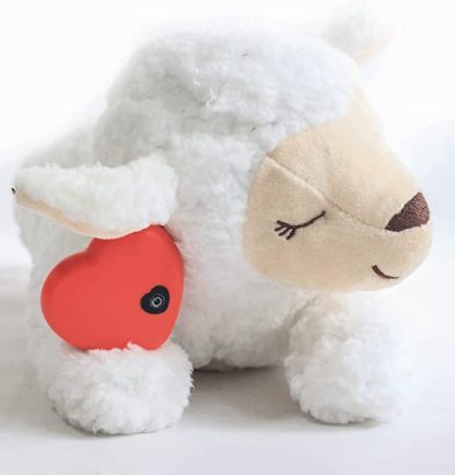 Dog Heartbeat Toy for Anxiety Relief | Soft Plush Toy For Pets Behavioural Training | Heartbeat Toy for Cats & Dogs - Octopus Mood Toy