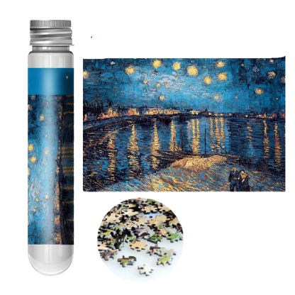 Famous Painting Mini Puzzle Set In Tube - Octopus Mood Toy