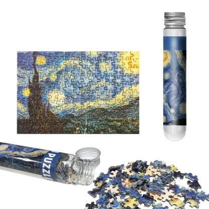 Famous Painting Mini Puzzle Set In Tube - Octopus Mood Toy