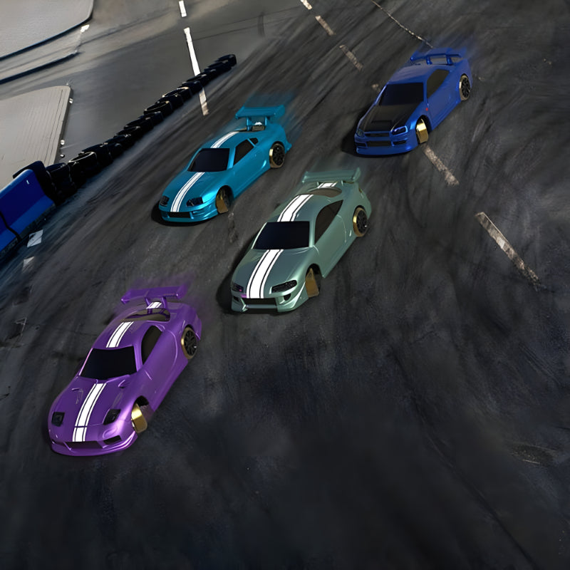 Mini Drift Car RC Model With LED Lights-Octopus Mood Toy