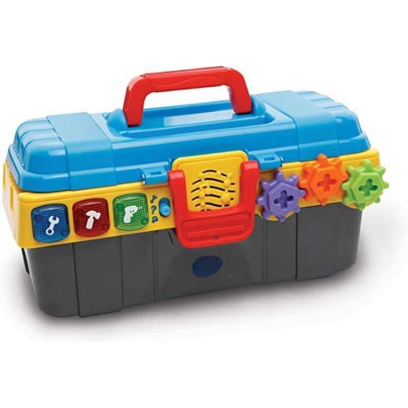 Multicolor Drill And Learn Toolbox-Octopus Mood Toy