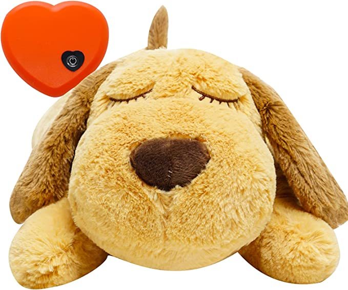 Dog Heartbeat Toy for Anxiety Relief | Soft Plush Toy For Pets Behavioural Training | Heartbeat Toy for Cats & Dogs - Octopus Mood Toy