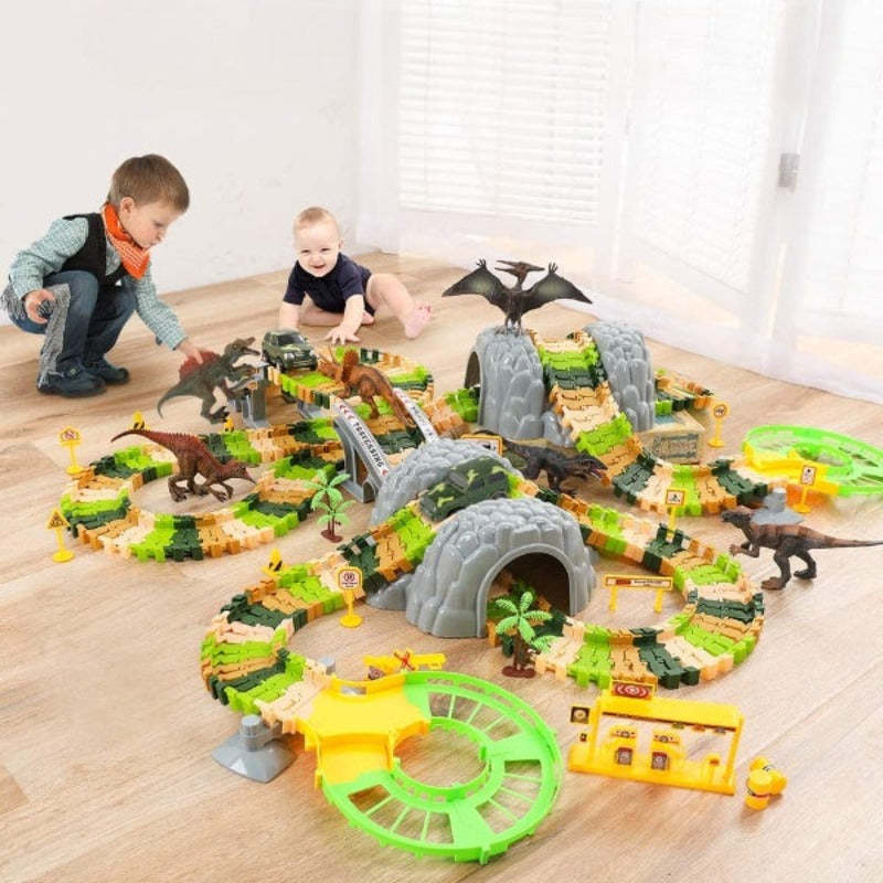 Dinosaur Toys With Activity Play Mat & Trees - Octopus Mood Toy