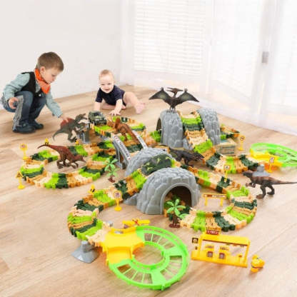 Dinosaur Toys With Activity Play Mat & Trees - Octopus Mood Toy