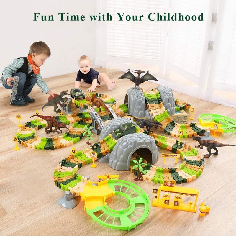 Dinosaur Toys With Activity Play Mat & Trees - Octopus Mood Toy