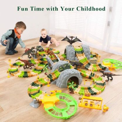 Dinosaur Toys With Activity Play Mat & Trees - Octopus Mood Toy
