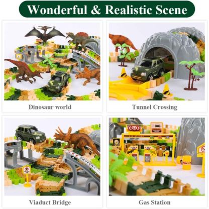 Dinosaur Toys With Activity Play Mat & Trees - Octopus Mood Toy