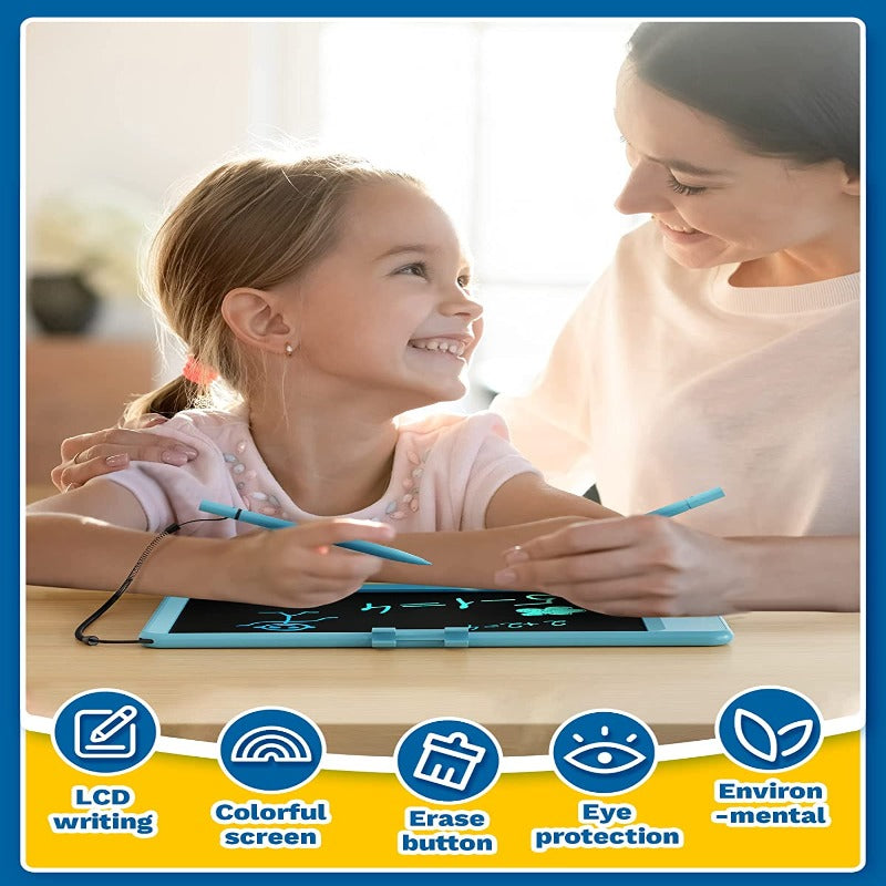 LCD Writing Tablet Colorful Drawing Pad For Kids-Octopus Mood Toy