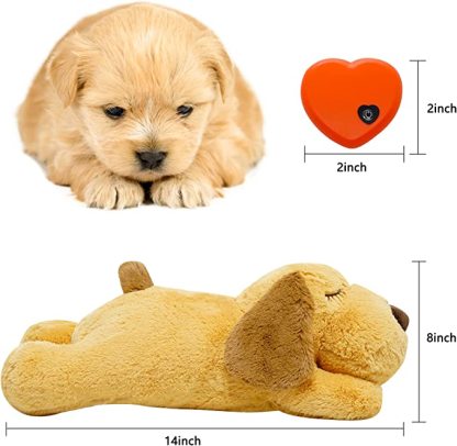 Dog Heartbeat Toy for Anxiety Relief | Soft Plush Toy For Pets Behavioural Training | Heartbeat Toy for Cats & Dogs - Octopus Mood Toy